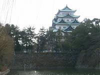 名古屋城、北から望む