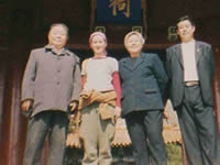 知人と寺院見学 2