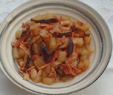 大根とベーコンのうま煮